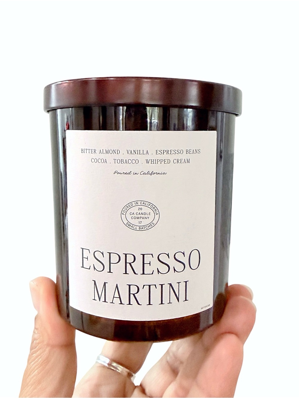 Leoben Company Espresso Martini Luxury Scented Candle - Brown Jar